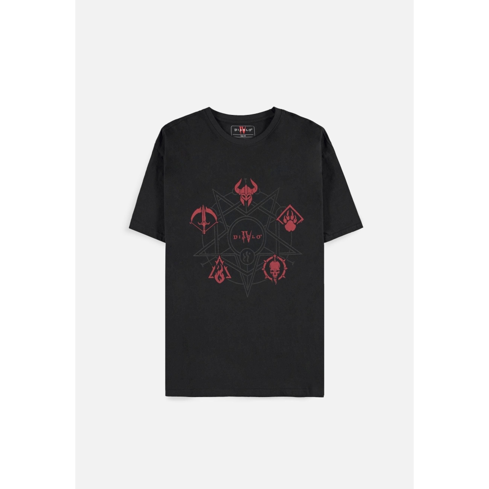 Diablo - Diablo IV Class Icons Herren TShirt - Schwarz